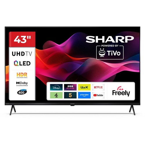 Sharp inch qled 4k uhd - inch,